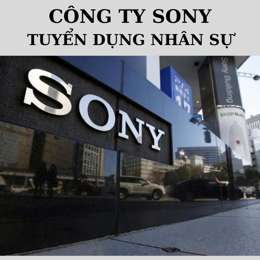 Sony tuyển dụng nhân sự vị trí nào? Việc làm Sony